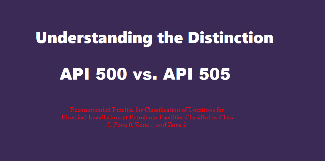 Understanding the Distinction: API 500 vs. API 505